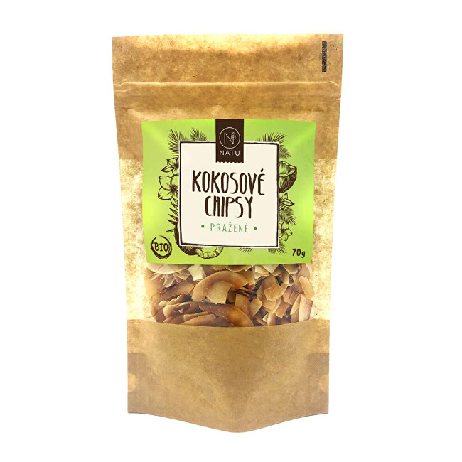 Zobrazit detail výrobku Natu Kokosové chipsy pražené BIO 70 g Zobrazit detail výrobku Natu Kokosové chipsy pražené BIO 70 g