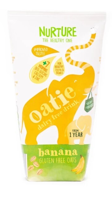 Zobrazit detail výrobku Nurture Oatie Dairy Free Drink Banana 200 ml Zobrazit detail výrobku Nurture Oatie Dairy Free Drink Banana 200 ml