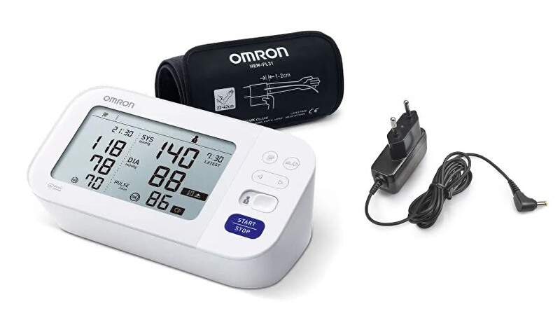 Zobrazit detail výrobku Omron Tonometr M6 Comfort (2020) + adaptér Zobrazit detail výrobku Omron Tonometr M6 Comfort (2020) + adaptér