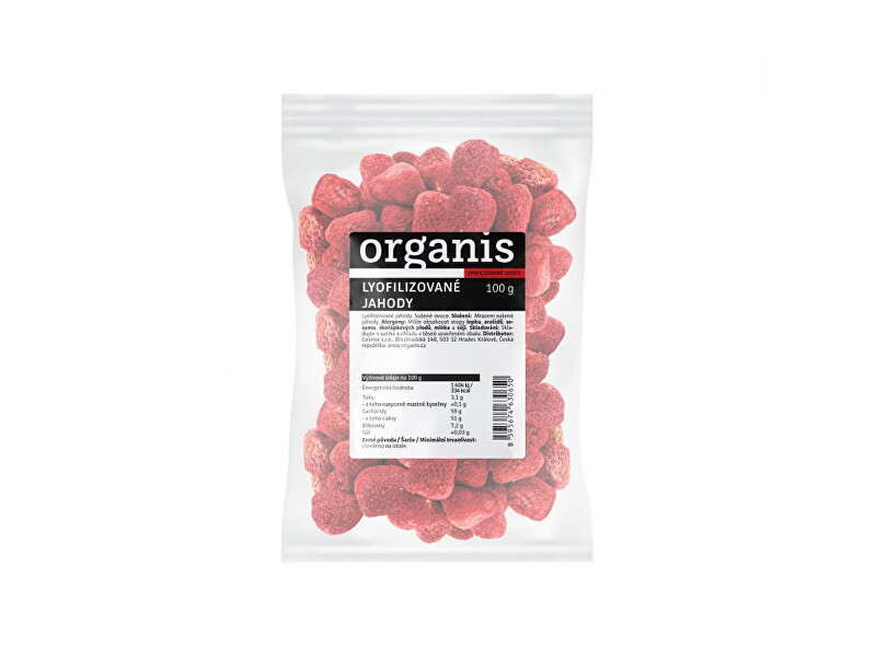 Zobrazit detail výrobku Organis Jahoda sušená mrazem celá 100 g Zobrazit detail výrobku Organis Jahoda sušená mrazem celá 100 g