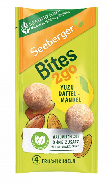 Zobrazit detail výrobku Seeberger Snack2go Kuličky z yuzu, datlí a mandlí 38g Zobrazit detail výrobku Seeberger Snack2go Kuličky z yuzu, datlí a mandlí 38g