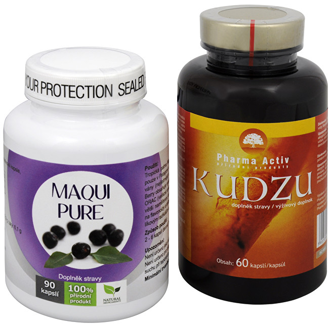 Doporučená kombinace produktů Na Kouření - Maqui Pure + Kudzu