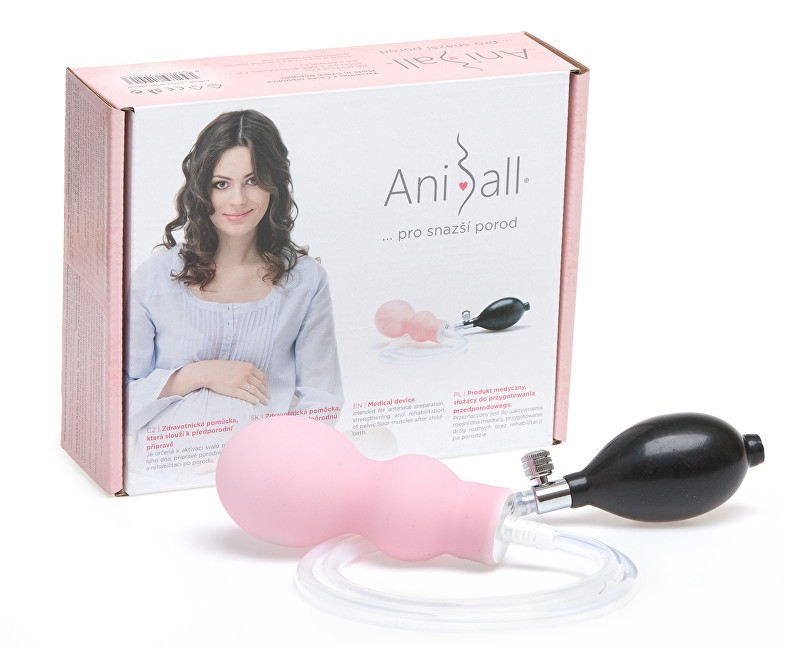 Aniball Aniball - Zdravotnická pomůcka pro těhotné - SLEVA - rozbaleno, poškozený ochranný přelep (tmavě růžová)