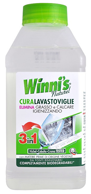 Winni´s Cura Lavastoviglie čistič myčky nádobí 250 ml - SLEVA - poškozená etiketa