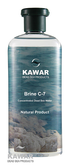 Kawar Koncentrovaná voda z Mrtvého moře Brine C-7 400 ml - SLEVA - PRASKLÉ VÍČKO