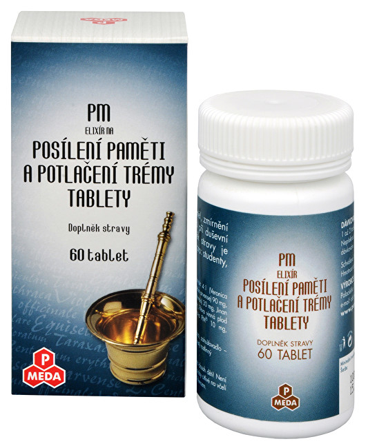 Purus Meda PM Elixír na posílení paměti a potlačení trémy 60 tbl. - SLEVA - BEZ KRABIČKY