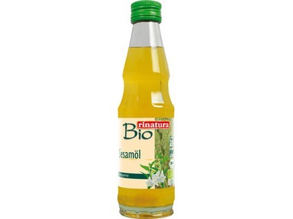 Rinatura Sezamový olej za studená lisovaný BIO 500ml - SLEVA - poškozená etiketa