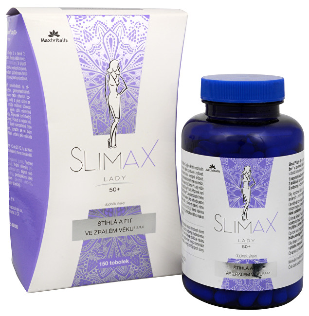 Maxivitalis Slimax LADY 50+ 150 tob. - SLEVA - POMAČKANÁ KRABIČKA