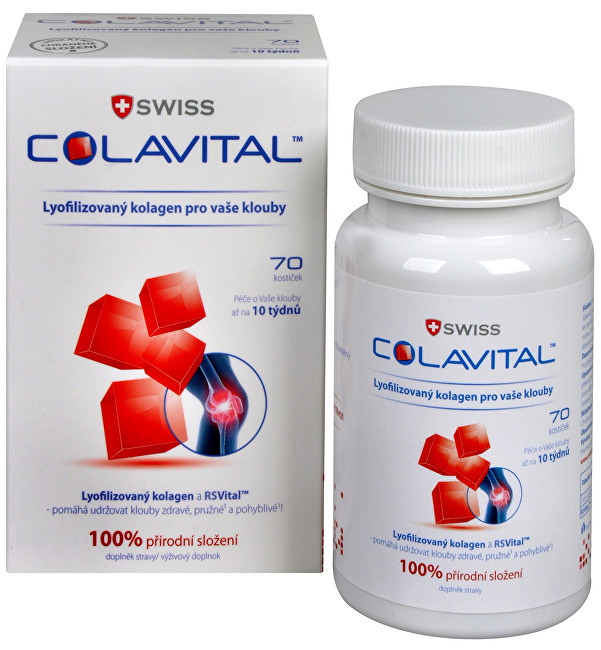 Simply You Swiss Colavital 70 kostiček - SLEVA - ROZTRŽENÁ KRABIČKA