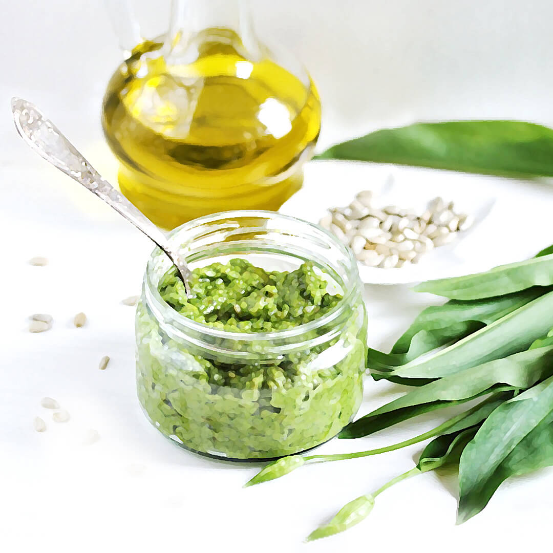 Obrázek Pesto z medvědího česneku Obrázek Pesto z medvědího česneku