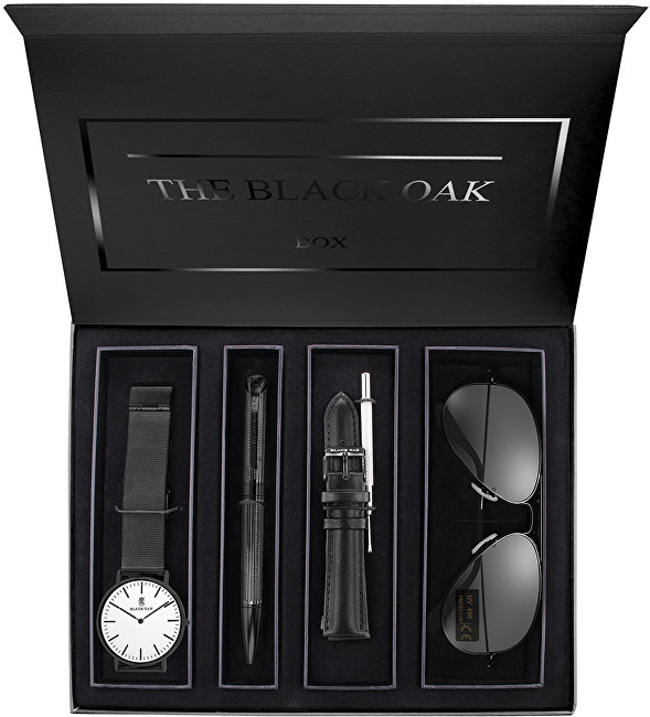Hodinky Black Oak Dárkový set BX97053BSET-901