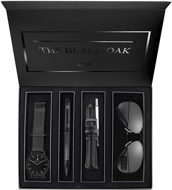 Hodinky Black Oak Dárkový set BX97053BSET-903