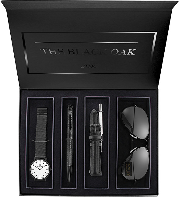 Hodinky Black Oak Dárkový set BX97054BSET-901