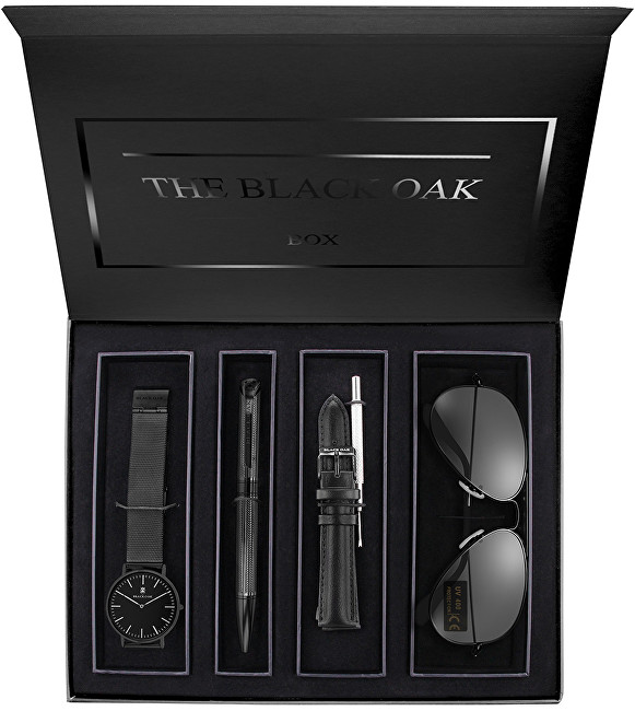 Hodinky Black Oak Dárkový set BX97054BSET-903