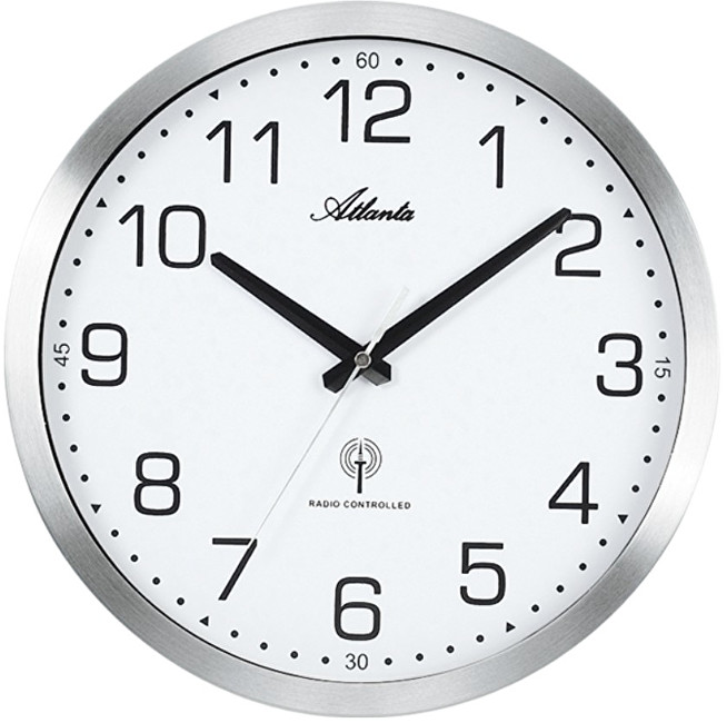 Fisura Designové nástěnné hodiny AT4371-0 řízené signálem DCF 30 cm