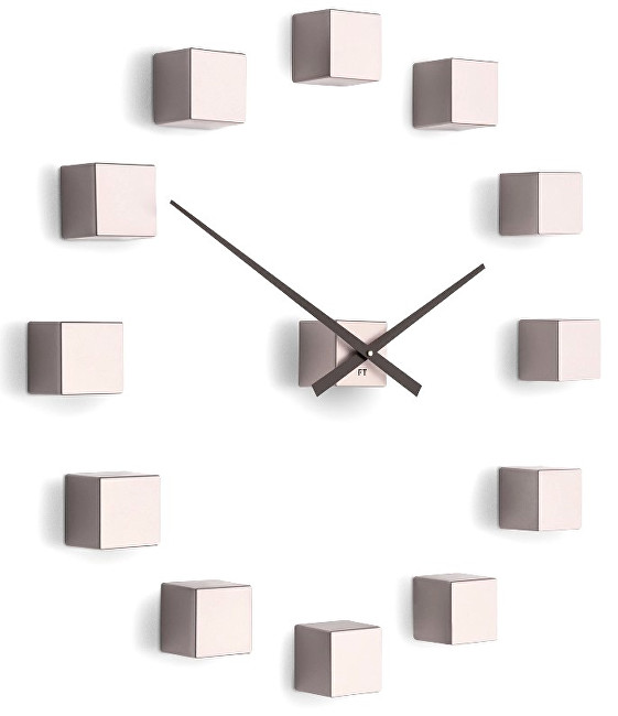 Hodinky Future Time Nalepovací hodiny Cubic Pink FT3000PI