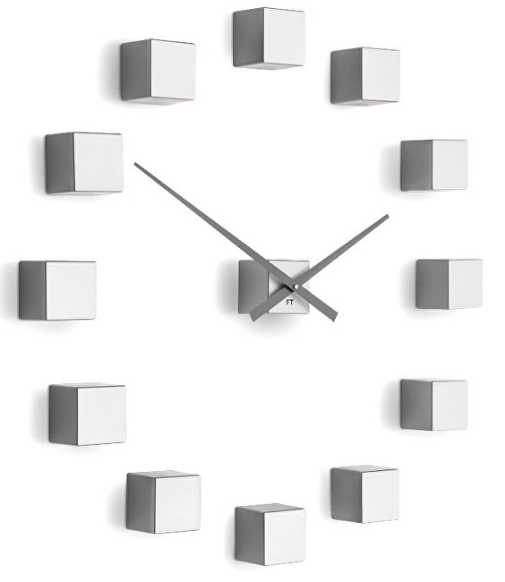 Hodinky Future Time Nalepovací hodiny Cubic Silver FT3000SI