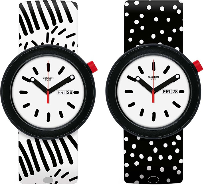 Hodinky Swatch Oboustranné hodinky Polkapop PNB701