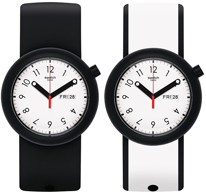 Hodinky Swatch Oboustranné hodinky Popagain PNB700