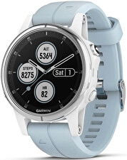 Garmin Fenix 5S Plus Sapphire White, Seafoam Band
