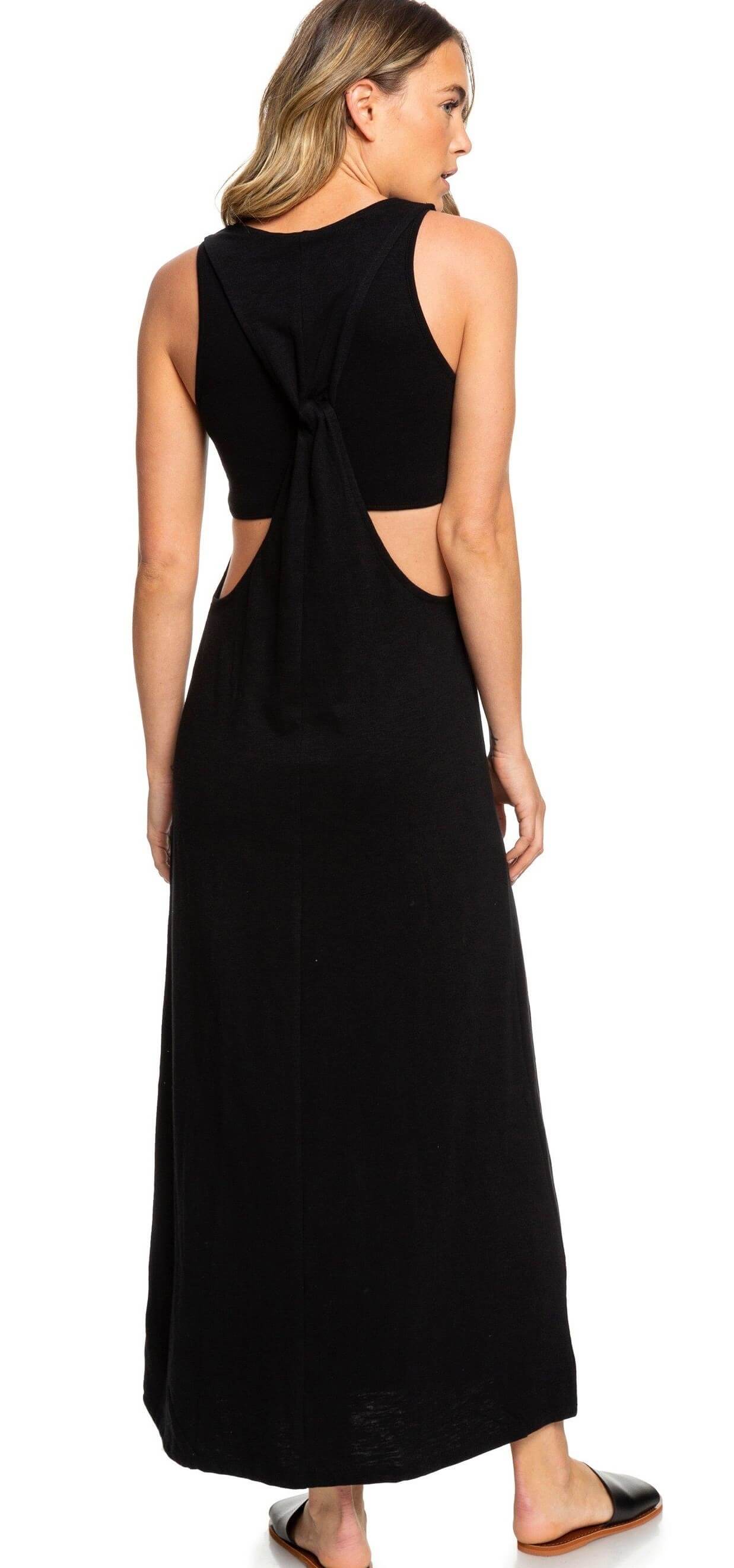 черные женские платья roxy