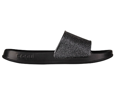 Dámske šľapky Tora Black / Silver Glitter 7082-301-2200 Dámske šľapky Tora Black / Silver Glitter 7082-301-2200