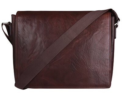 Pánská kožená taška 40036 Dark Brown Pánská kožená taška 40036 Dark Brown