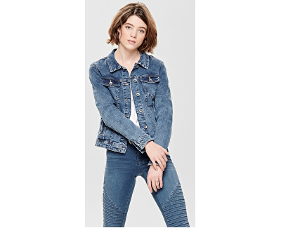 Dámská džínová bunda ONLTIA 15170682 Medium Blue Denim Dámská džínová bunda ONLTIA 15170682 Medium Blue Denim