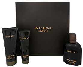 Dolce & Gabbana Intenso Pour Homme - EDP 125 ml + balzám po holení 100 ml + sprchový gel 50 ml
