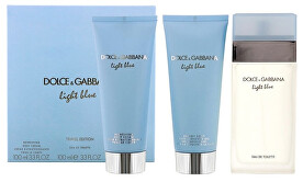 Dolce & Gabbana Light Blue - EDT 100 ml + tělový krém 100 ml + koupelový a sprchový gel 100 ml
