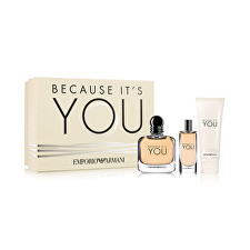 Armani Emporio Armani Because It’s You - EDP 100 ml + EDP 15 ml + tělové mléko 75 ml