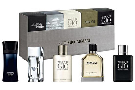 Armani Kolekce miniatur - EDT 7 ml + EDP 5 ml + EDT 5 ml + EDT 2 x 4 ml