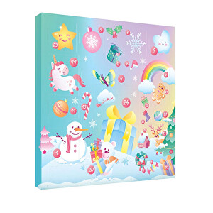 Dětský adventní kalendář se šperky a doplňky