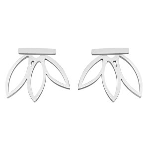 Ocelové designové náušnice 2v1