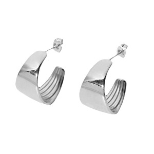 Elegantní kruhové náušnice z oceli VAAJDE201527S