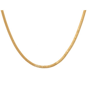 Elegantní pozlacený náhrdelník z oceli