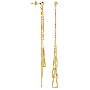 Luxusní pozlacené náušnice