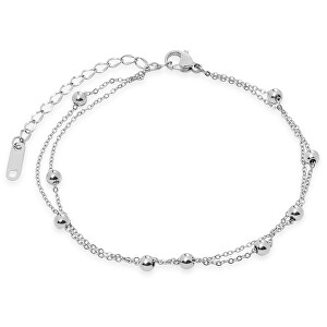 Moderní ocelový náramek Globe Silver