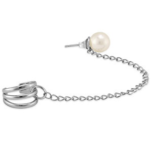 Moderní single náušnice 2v1 VBE6013S-PET