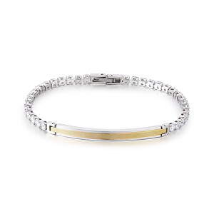 Ocelový bicolor náramek VEDB109S