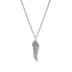 Ocelový náhrdelník s andělským křídlem (řetízek, přívěsek)