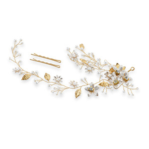 Okouzlující ozdoba do vlasů s perlami