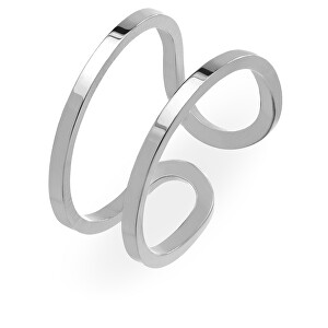 Originální otevřený prsten z oceli