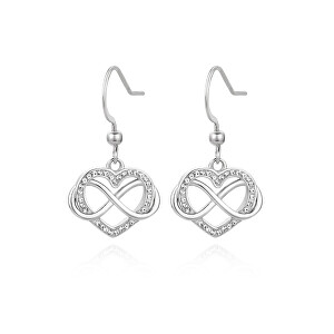 Romantické ocelové náušnice Srdíčka VEDE0354S