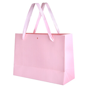 Růžová dárková taška