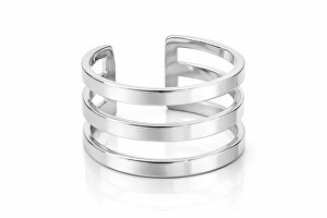 Stylový trojitý prsten z oceli