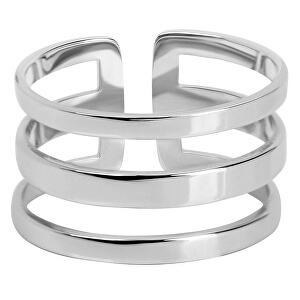 Stylový trojitý prsten z oceli