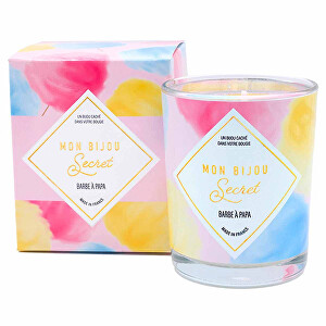 Vonná svíčka 40h se šperkem Cukrová vata CCOBP100j