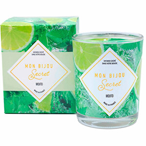 Vonná svíčka 40h se šperkem Mojito CCOMO100