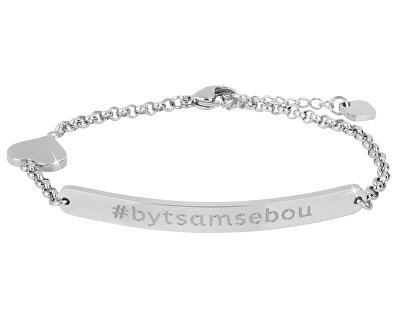 Ocelový náramek #bytsamsebou (kratší) Ocelový náramek #bytsamsebou (kratší)